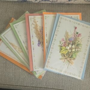 Floral Greeting Cards Set